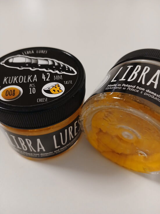 Kukolka 42mm, 008 Dark Yellow, 1,2gr, Cheese, 10psc/pack